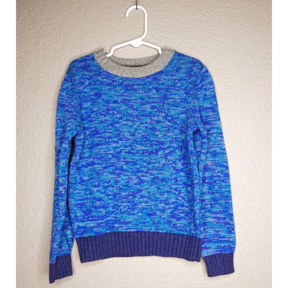 Mini Boden Turquoise Twist Blue Sweater Size 6-7 NWT B2505